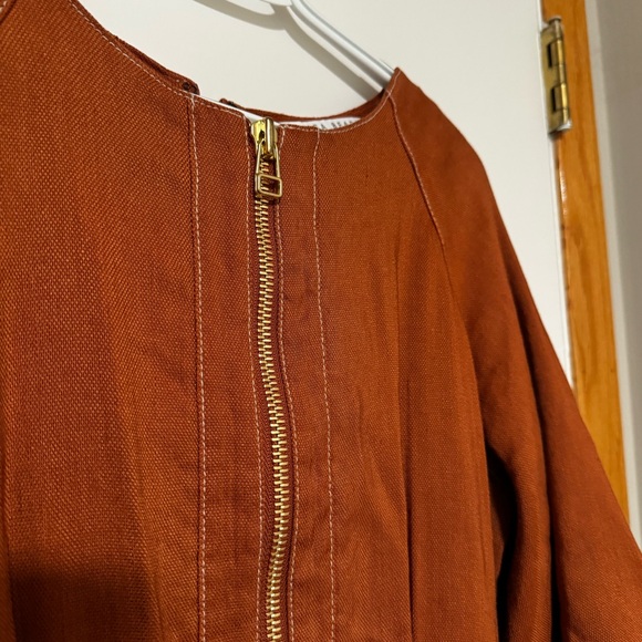 Veronica Beard Claudia Dress Terracotta NWOT - Picture 6 of 8